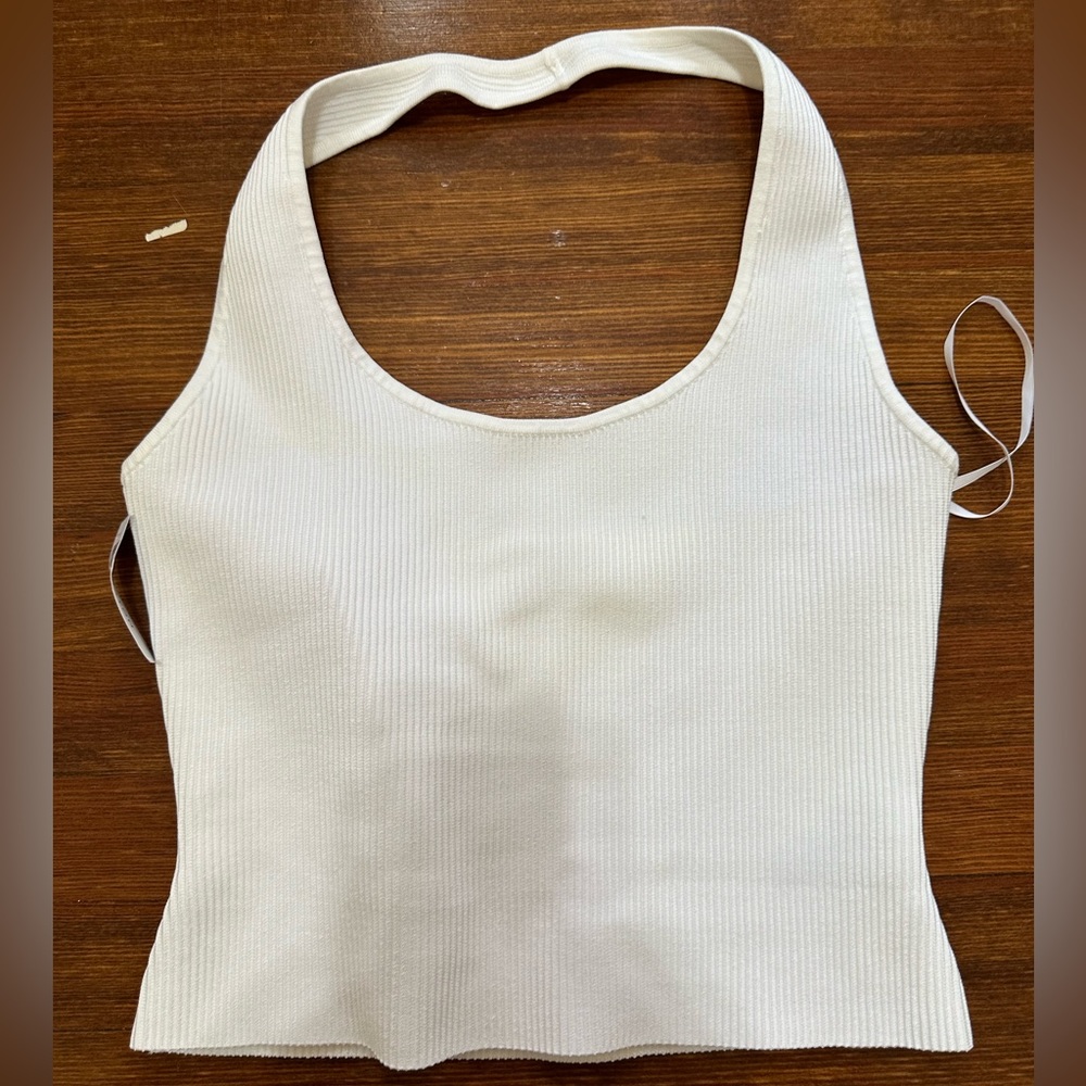 Aritzia Babaton Sculpt Knit Halter / Backless Top